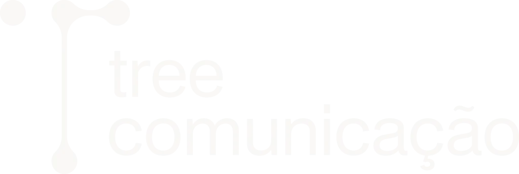 Logo da Tree Comunicação na cor OffWhite